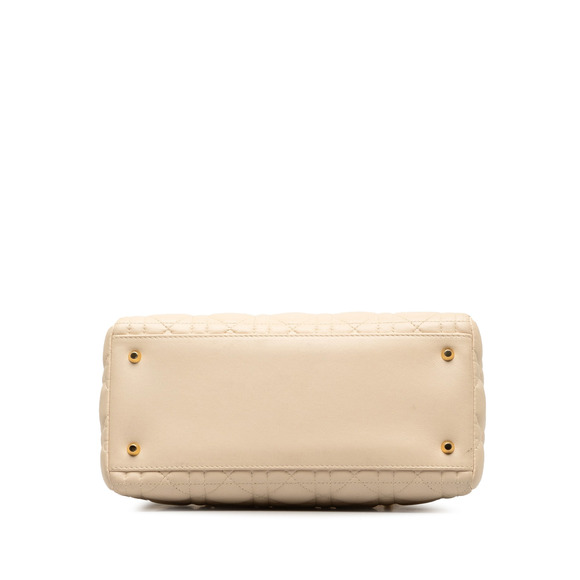 DIORMedium Lambskin Cannage Lady  Satchel - Picture 4 of 11
